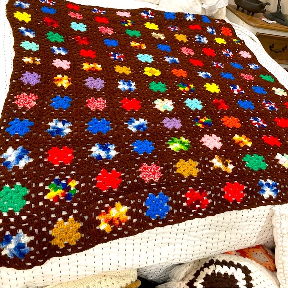 Vintage Other - Vintage afghan granny square